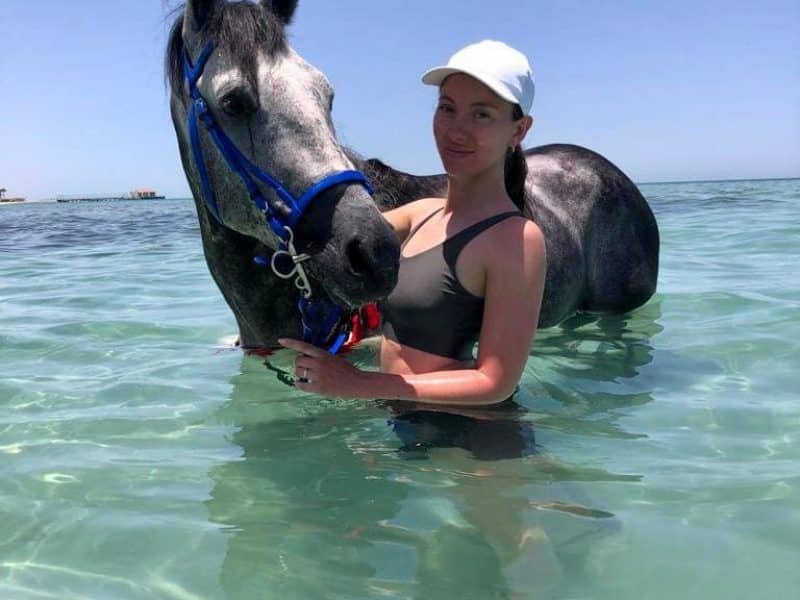 Beach horse riding experience in Hurghada Egypt