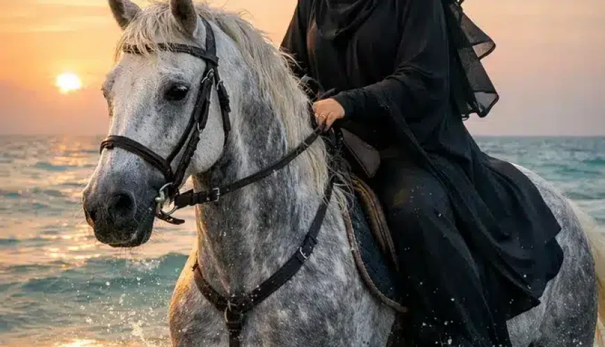 hurghada horse riding on beach