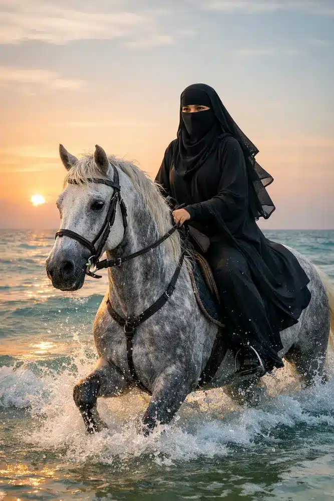 hurghada horse riding on beach